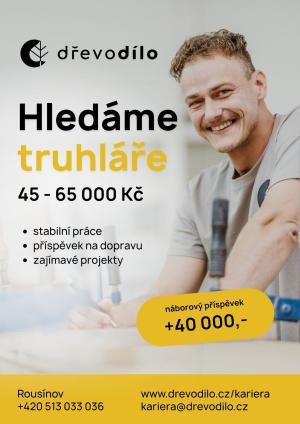 Hledáme truhláře/stolaře
